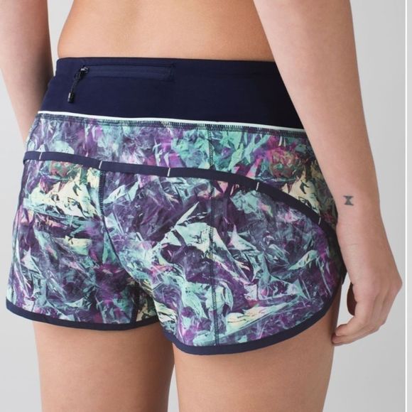 Lululemon Speed Shorts Iridescent Multi
